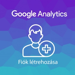 Analytics fiók létrehozása