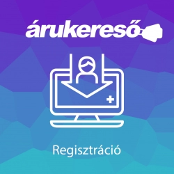 árukereső regisztráció