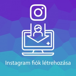 Instagram fiók létrehozása