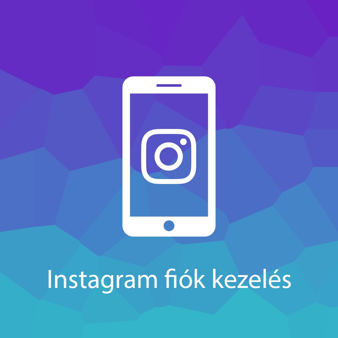 Instagram fiók kezelés