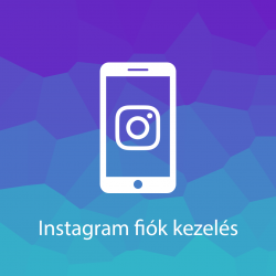 Instagram fiók kezelés