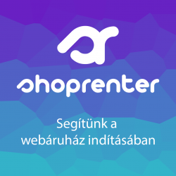 Shoprenter webáruház indítás