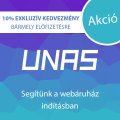 Unas webáruház indítás
