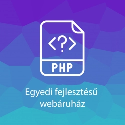 egyedi fejlesztésű webáruház
