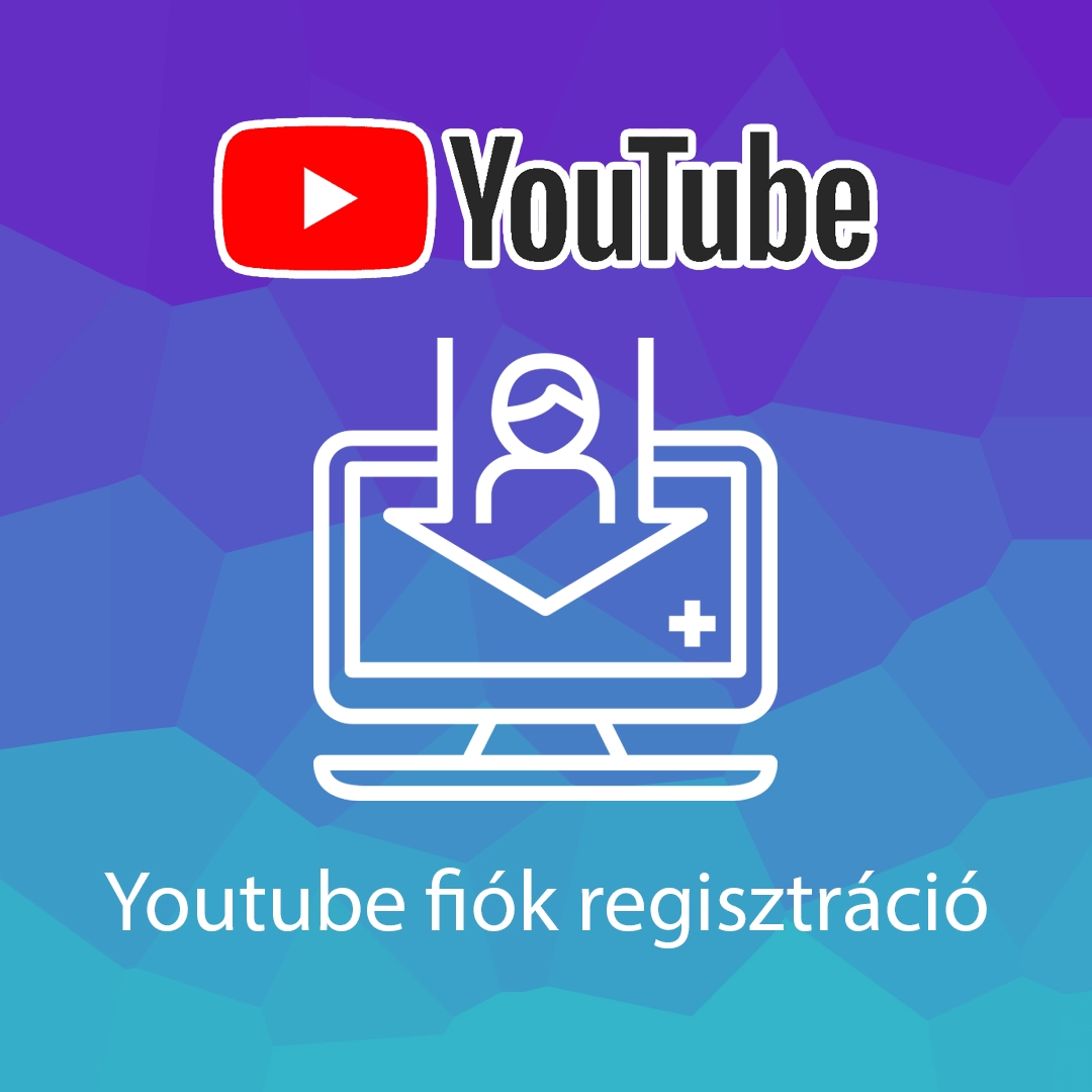 Youtube fiók regisztráció