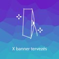 X-Banner tervezés
