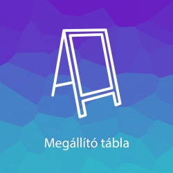 megállító tábla
