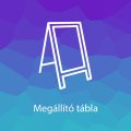 megállító tábla