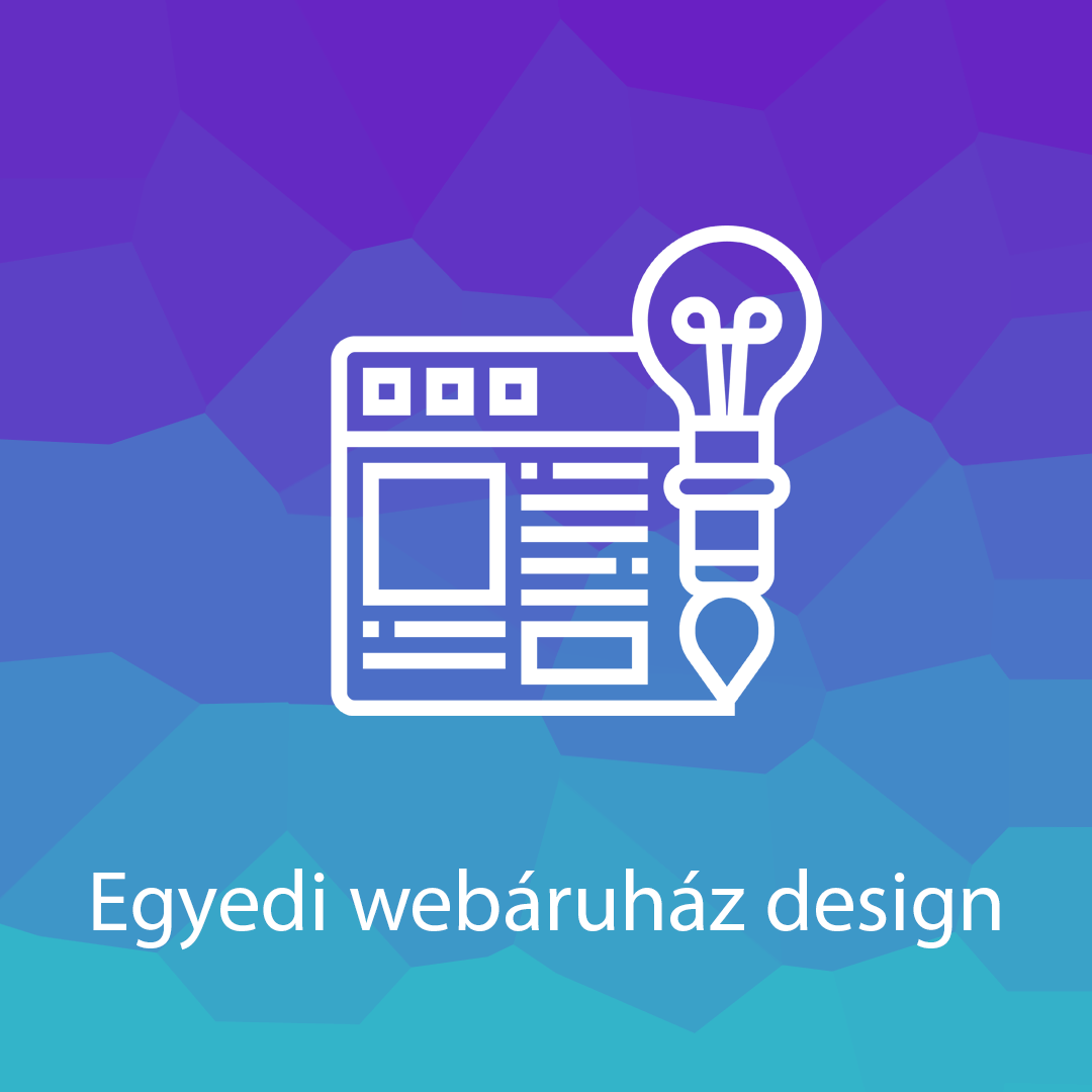 Egyedi webáruház design
